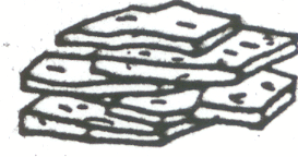 Talajszerkezeti egységek jellemző formái I, Szerkezetnélküli talaj Különálló szemcsék Tömött talaj II, Aggregált szerkezet 1,