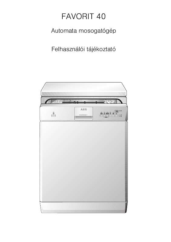 Az Ön kézikönyve AEG-ELECTROLUX FAV40W - PDF Free Download