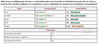 Mit csinál a tanárod? Megnézi minden leadott munkádat. Ha írtál kérdést, akkor azokra válaszol - ugyancsak a feladathoz csatolva. Pontszámmal értékeli a megoldásodat.