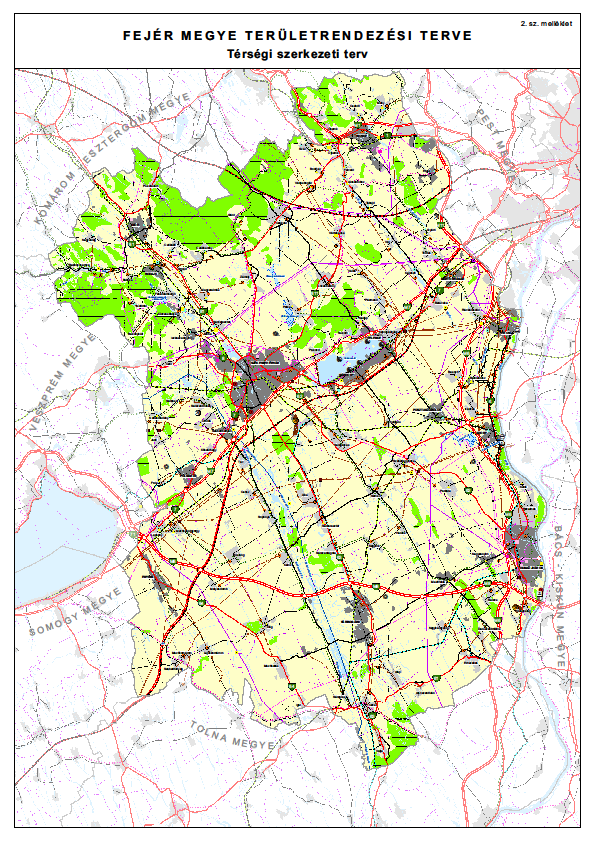 Területrendezés A Fejér Megyei Önkormányzat az 1/2009. (II.13.) K.r.sz. rendeletével elfogadta a Fejér Megyei Területrendezési Tervet. A Fejér Megyei Közgyűlés 2007.