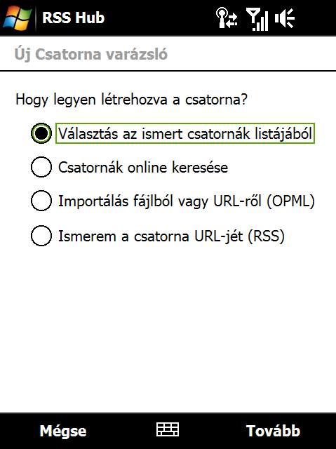 Internet 181 Kategória Csatornák Kattintson ide az előre kiválasztott RSS csatornák betöltéséhez.