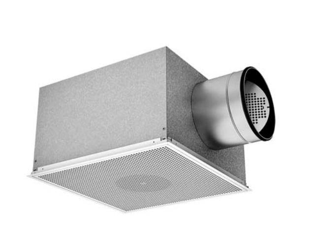 Versio Mennyezeti anemosztát PS1-H Méretek PS1-H A B H E m Pattern Ød mm mm mm mm kg 160 400 *- 380 250 350 5,9 Leírás A PS1 négyzet alakú perforált anemosztát, amely befúvásra és elszívásra egyaránt