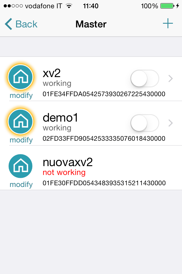 Fontos: A CONFIRM gom megnyomásakor az applikációnak el kel lindulnia. Ha ez nem történik meg menjen a application manager, majd törlöje kia Preferences. És nymja meg ismét a CONFORM gombot.