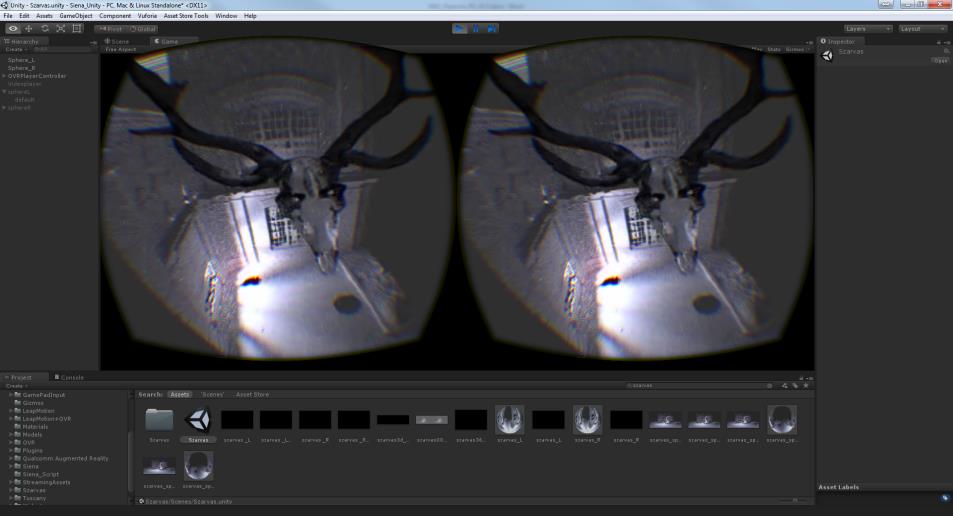 12. ábra Unity-ben előállított VR panoráma video 3.2 VALÓS IDEJŰ GRAFIKAI ÁBRÁZOLÁS A valós idejű renderelési folyamat főbb szintjei (13.