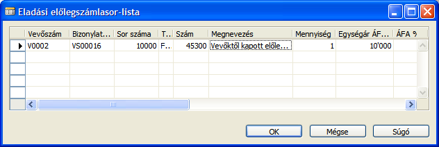 Ennek könyvelése csakúgy, mint az előlegfizetésé főkönyvi vagy fizetési naplókon keresztül történik. Az előleg visszafizetésére azonos feltételek érvényesek, mint az előlegfizetésre.