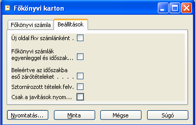 C) Pénzügy 81/235 C.5.3. Jelentések A program számos standard nyomtatható jelentést tartalmaz. Ezek a Jelentések menüpont alatt találhatók az egyes alkalmazási területeken.