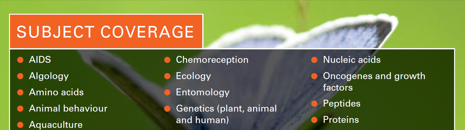 specialist databases Offers seamless access to key research from 8,200 serial publications in 50 languages with conference proceedings, technical reports, and selected books and patents Algology,