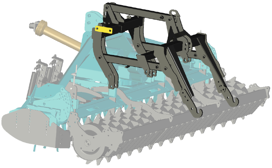 Optional equipment / Opcionális berendezések / Vybavení B C Make sure that nobody is near the harrow or seed