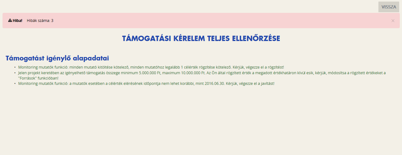 Miután mindkét dokumentumfélét feltöltötte, tegye be a pipát A támogatási szerződéshez minden előírt mellékletet csatoltam. mondat alatti négyzetbe. 4.4.2.