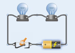 KÍSÉRLETI JEGYZŐKÖNYV, FELADATOK 1) A két izzót kapcsold sorosan egy kapcsoló és az áramforrás (4,5V egyenfeszültséget állíts be) közbeiktatásával az ábra alapján. www.mozaweb.