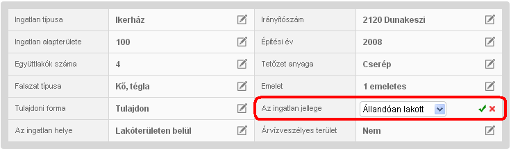 6 A díjtájékoztató oldalra érkezve, már az összes tarifálási paraméter megtalálható a táblázatban.