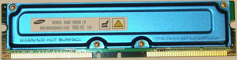 RIMM Bár az RDRAM (Rambus DRAM) vagy DRDRAM (Direct Rambus DRAM) modulok is SIMM vagy DIMM kivitelűek, megkülönböztetésül mégis RIMM-nek