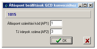 Geodéziai számítások 55 A fenti ábrán ismert ponton álltunk fel, és onnan az elso 3 irányt használtuk tájékozásra. A 5-ös álláspontról mért további irányokat poláris pont számításaként fogja kódolni.