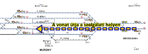 2. ELEMZÉS 6. ábra: A 72-1 sz. vonat menetrendje A 72-1 sz.