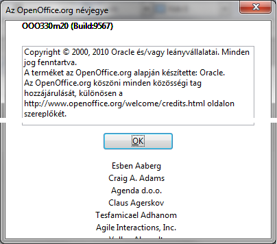 38 KEZDŐ LÉPÉSEK nik, mivel a fejlesztők ismét önálló útra léptek és a programcsomagot LibreOffice néven fejlesztik tovább. Ezt a programcsomagot más könyvekben tervezzük részletesen tárgyalni.