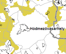 ábra: Jó termőhelyi adottságú szántóterület övezete 12. ábra: Kiváló adottságú erdőterület övezete 13.