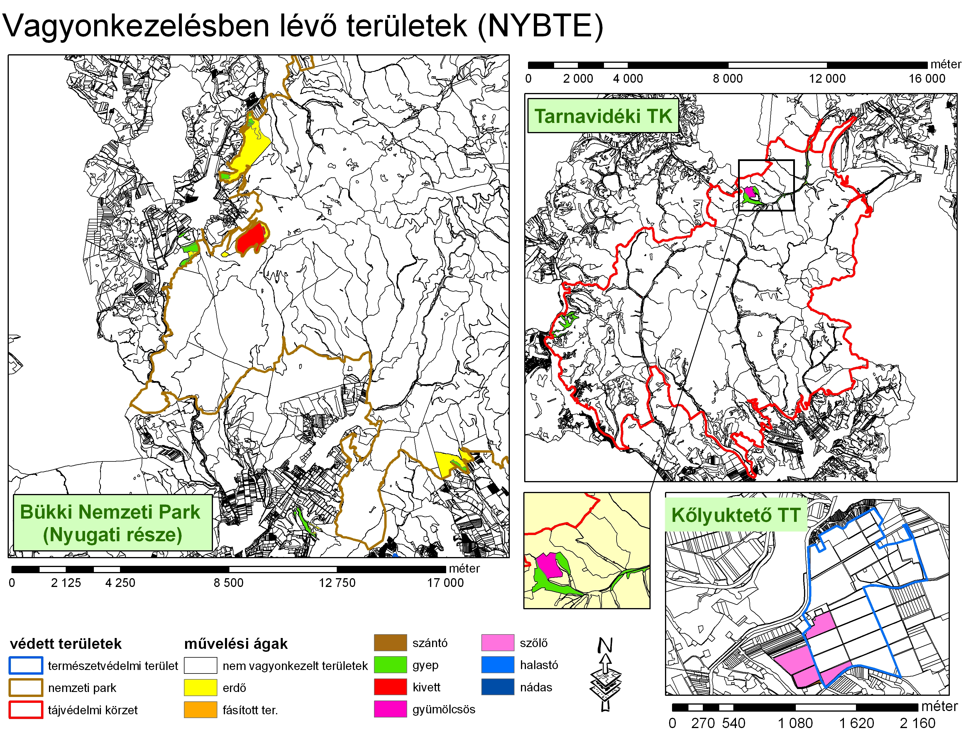 Bükki Nemzeti Park Igazgatóság NYUGAT-BÜKKI TÁJEGYSÉG Helyzetelemzés A tájegység illetékességi területén található a Bükki Nemzeti Park (BNP) nyugati része, a Tarnavidéki Tájvédelmi Körzet (TVTK), a