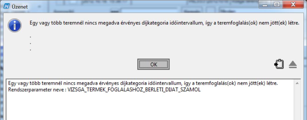 8.2. Vizsga teremigények (88200) A Vizsga teremigények elbírálásának folyamata megegyezik az Álatalános teremigény elfogadása fejezetben leírtakkal.