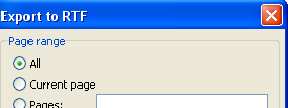 7.8. Exportálás RTF formátumba Az RTF (Rich Text Formátum), mint szabvány a Microsoft által került fejlesztésre, a szöveges dokumentumok átalakítása végett.