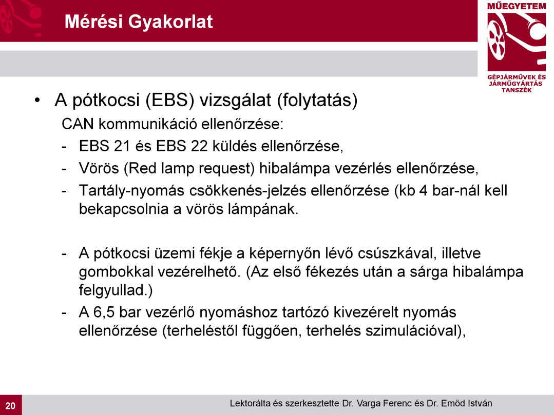 A vörös hibalámpa hibamentes és