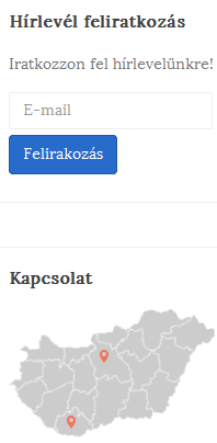 Egy-két kattintással hozzájuthatunk a minket érdeklő információhoz, szakmai segítséghez vagy a kapcsolatfelvételhez.