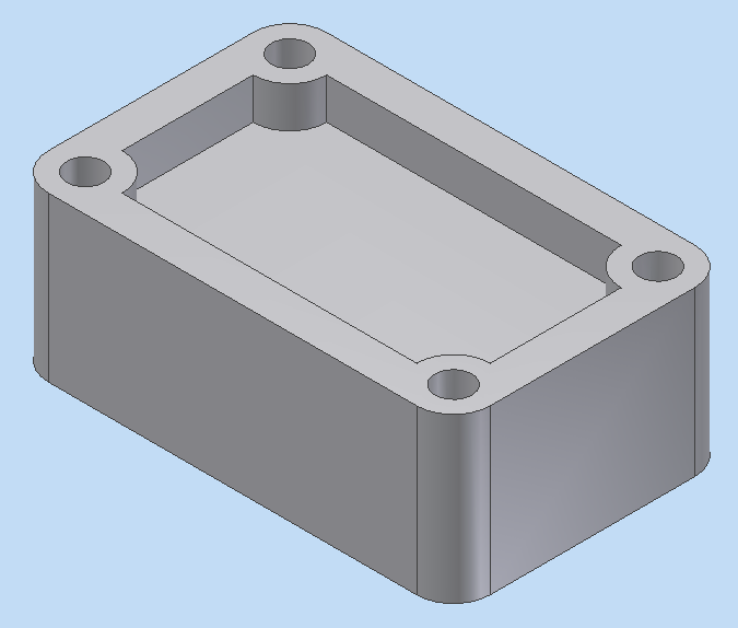 Part 01 Applying part modeling 3 Program independent 5) Determine the inner part of the box by extruding command (15mm).