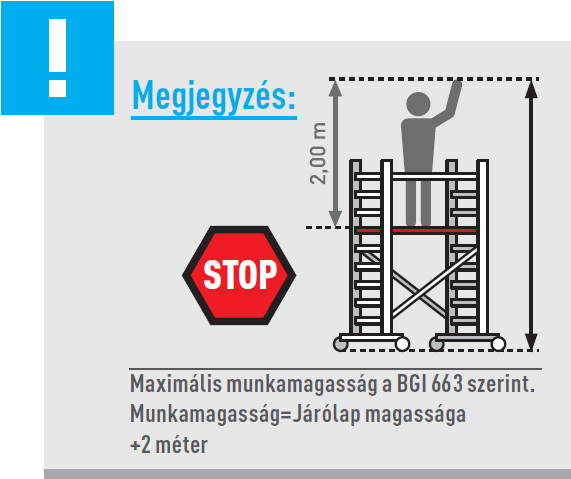 ZARGES Használat A jó