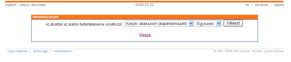 Oldal: 15/25 Rendelkezések Az Átváltás a megosztás új arányainak megadásával menüpontra kattintva Ön egy új oldalon a már jóváírt befektetési egységeinek eszközalapok közötti arányát változtathatja