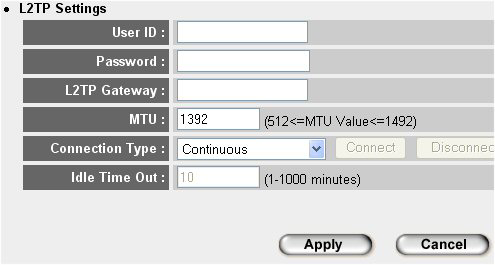 . IP Address Info LTP 8 A B 4 5 6 7 8 9 A. Az internetszolgáltató dinamikus PPTP protokollt használ IP címmel.. Adja meg az internetszolgáltatótól kapott gazdaszámítógép (host) nevet (pl.