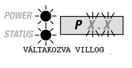 Fő paraméterek Ha bekapcsoljuk, a készüléket lehetőségünk van a SET 1 módba való belépéshez ahol a három fő paramétert állíthatjuk be: P beállított üzemi nyomás mértékegysége: bar A névleges
