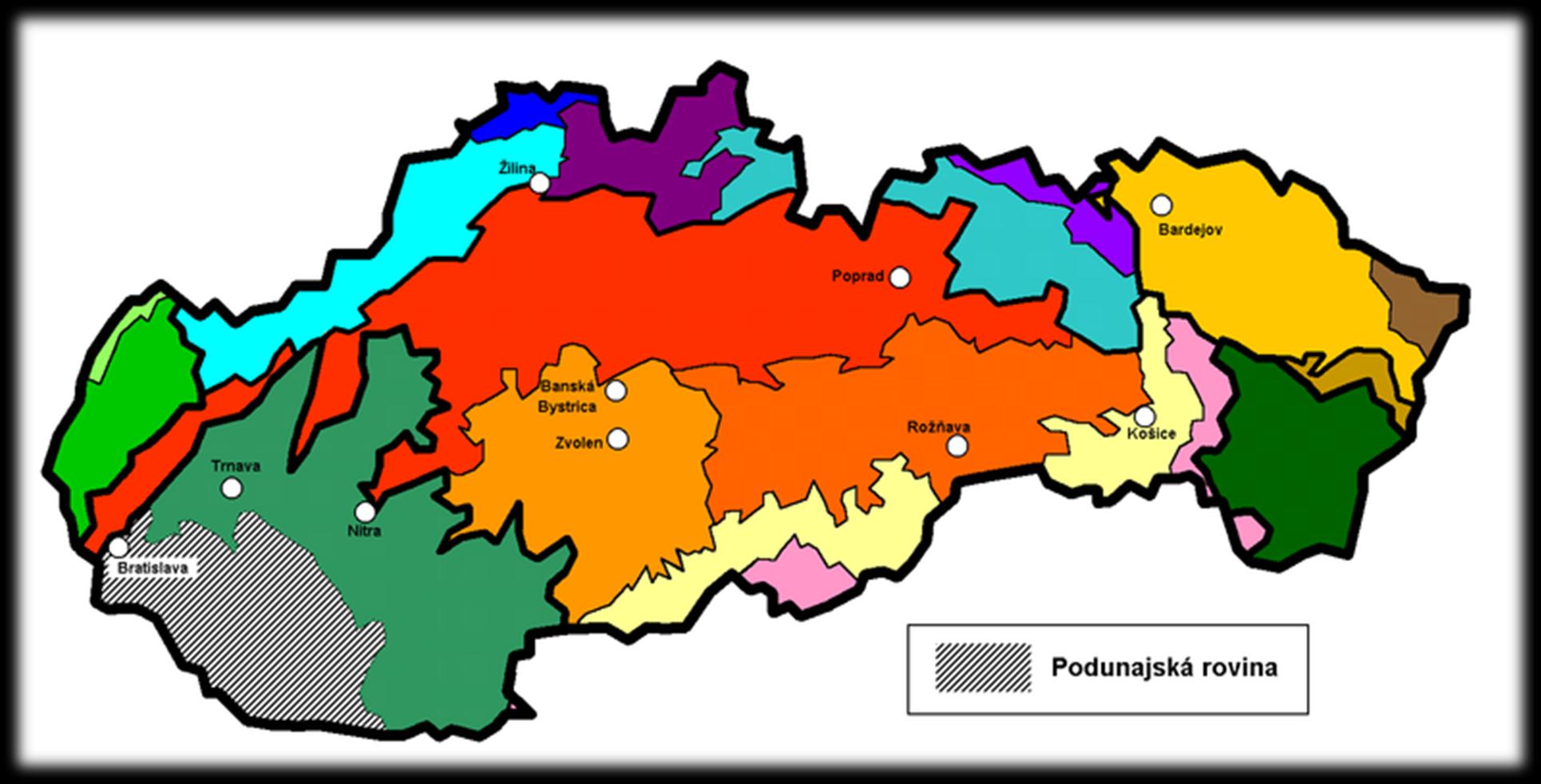 Szlovákia térségei