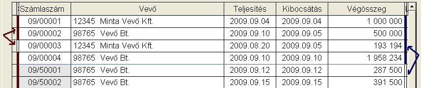 Az év első gépi számla készítésekor a program számlaszám-tartományt kér, mely tartományba nem enged olyan számlát rögzíteni, melyet nem a programmal készítettünk (lásd 8.3. szakaszt). 2.