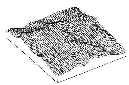 17. ábra: Raszteres terepmodell és vektoros terepmodell 3D ábrázolása [138] Dolgozatomban raszteres modellt alkalmaztam, emiatt a DTM elkészítéséhez térbeli interpolációt kellet végrehajtanom, hogy a