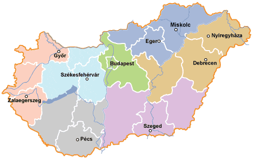5. ábra: EEN irodák Magyarországon Forrás: http://www.enterpriseeurope.hu/en/default.aspx 4.