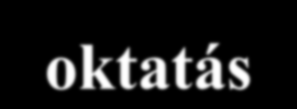 - az oktatás a társadalmi normák és értékek átvitele a fiatalabb generációra - nevelni lehet munkamegosztással és szisztematikusan: pl.