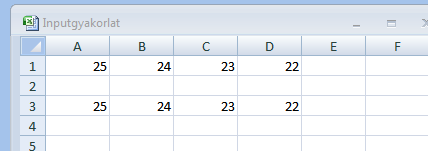 Open "Szamok.txt" For Input As #1 A program a Szamok.txt fájlt az alapértelmezett könyvtárban fogja keresni, amennyiben nem találja, hibaüzenetet ad.