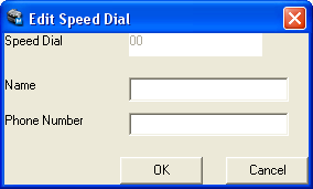 A telefonkönyv számítógépen való szerkesztése (QLINK segítségével) Gyorstárcsázás párbeszédablak Gyorstárcsázás regisztrálására használható.