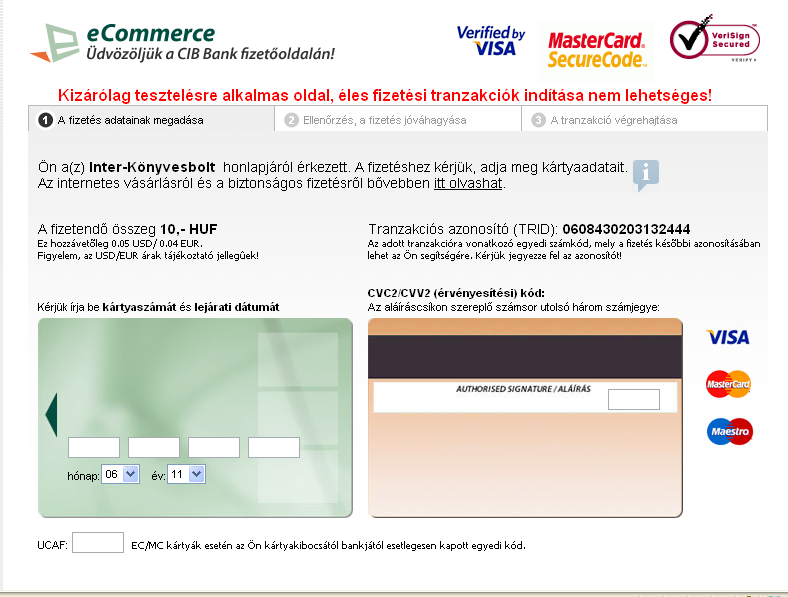 3. BIZTONSÁG AZ INTERNETEN 3.1. SSL protokoll Az SSL technológia biztosítja az interneten keresztül történő tranzakciók titkosítását.