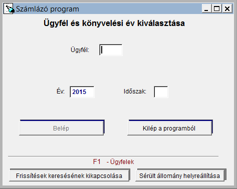 FORINT-Soft Kft. Számlázás-házipénztár 11 3. Felhasználói felület felépítése 3.1. Nyomógombok A képernyőkön levő nyomógombok kék árnyékú szürke téglalapok, melyek felirata a gomb funkciójára utal.