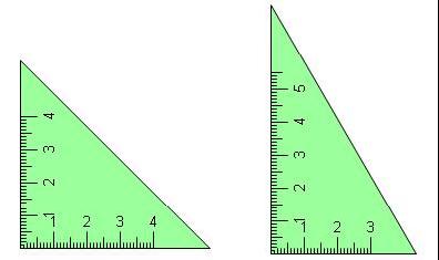 A derékszögű háromszög az alábbiak szerint fog megjelenni a fehértáblán: Egyenlő szárú derékszögű háromszög 30 fokos derékszögű háromszög 3.13.