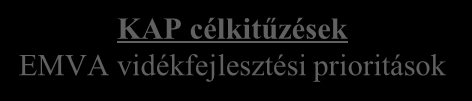 1. A Vidékfejlesztési Program helye és szerepe a tervezésben Nemzeti célok/stratégiák EU Kohéziós politika Operatív Programok* Növekedési Terv EU Prioritások EU 2020 Stratégia Nemzeti Reform Program