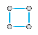 Telepítési példa - DIGITAL LUX 20 2 oszlop beállítása, 4 (8) egyenes vagy 10 (20) kereszt sugárral Cím: = 1