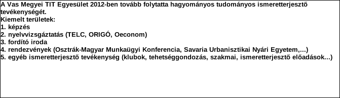 1. Szervezet azonosító adatai 1.1 Név 1.2 Székhely Irányítószám: 9 7 Település: Szombathely Közterület neve: Kőszegi Közterület jellege: utca Házszám: Lépcsőház: Emelet: Ajtó: 2 1.