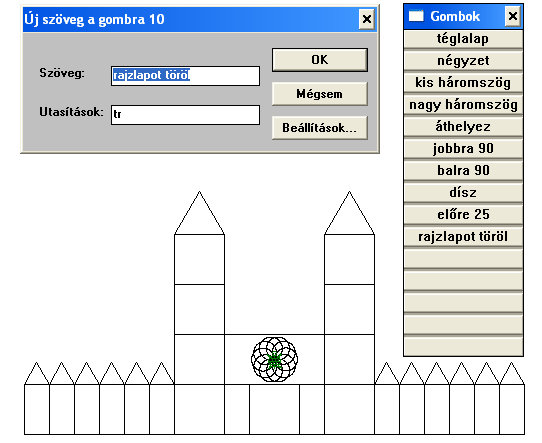 Használjunk aktív gombokat!