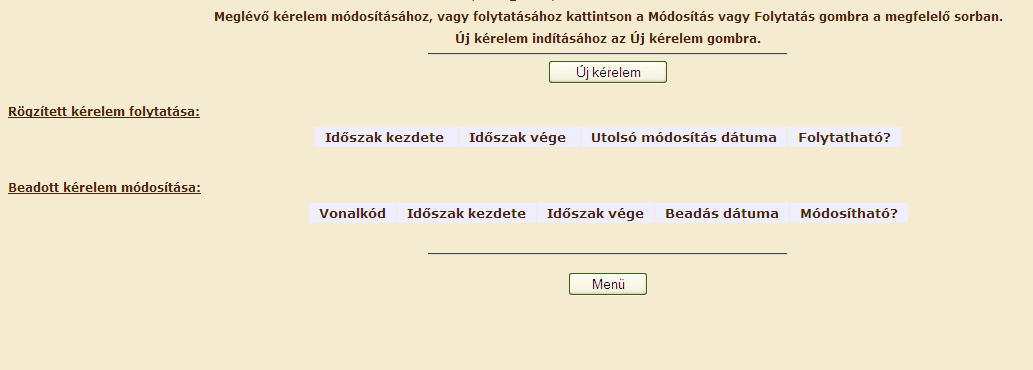 6. Általános ügyintézés Az Általános ügyintézés menüpont alatt van lehetőség az ügyfél nyilvántartási rendszer használatára, a beadott kérelmek megtekintésére, a hivatal részére küldött iratok