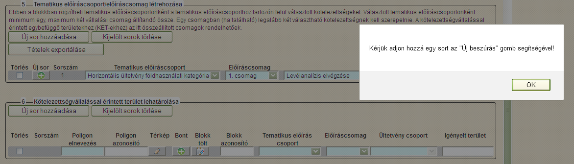 Megnyitással a *.zip fájl feltöltődik a felületre. 3/ Betöltés funkciógombbal a feltöltött shape állomány a felületre betöltődik. Ezután meg kell adni az érintett blokk blokkazonosítóját.