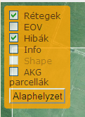 Az ott feltöltésre került állományban szereplő poligon geometriát itt, a térkép nézeten lehet előhívni.