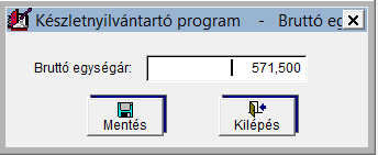 FORINT-Soft Kft. Készletnyilvántartó program 20 Cikk Ebben a menüpontban rögzíthetőek a számlázáskor használni kívánt termékek.