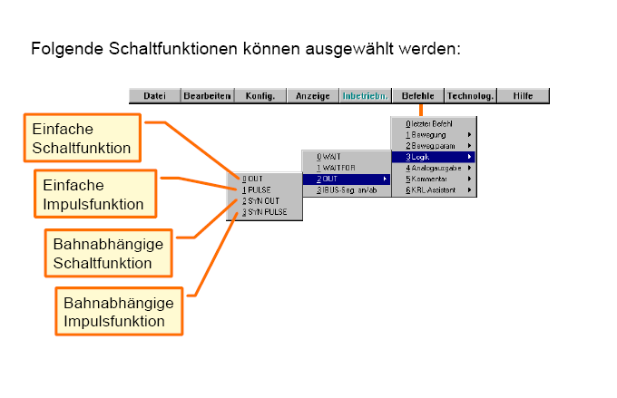 Logikai programozás Jelfüggő várakozási funkció (WAIT FOR) WAIT FOR kiválasztása után - bekapcsolt CONT mellett vezérlés Előtartás alatt ellenőrzi az eredményt. Ha már teljesült, továbblép.