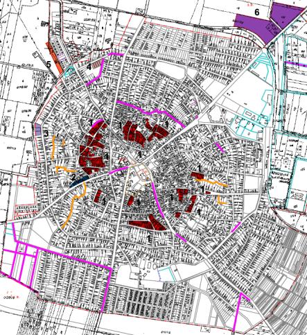 20 000 méretarányú Jászapáti Településrendezési Terv módosítás Településszerkezeti Terv elnevezésű tervlap, - a település részterületére vonatkozó M = 1:10 000 méretarányú Jászapáti